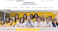 Desktop Screenshot of ortodonciamg.com